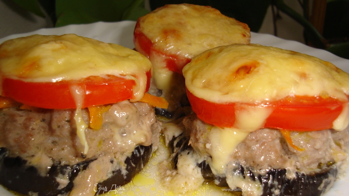 Мясные пенечки с цукини и сыром