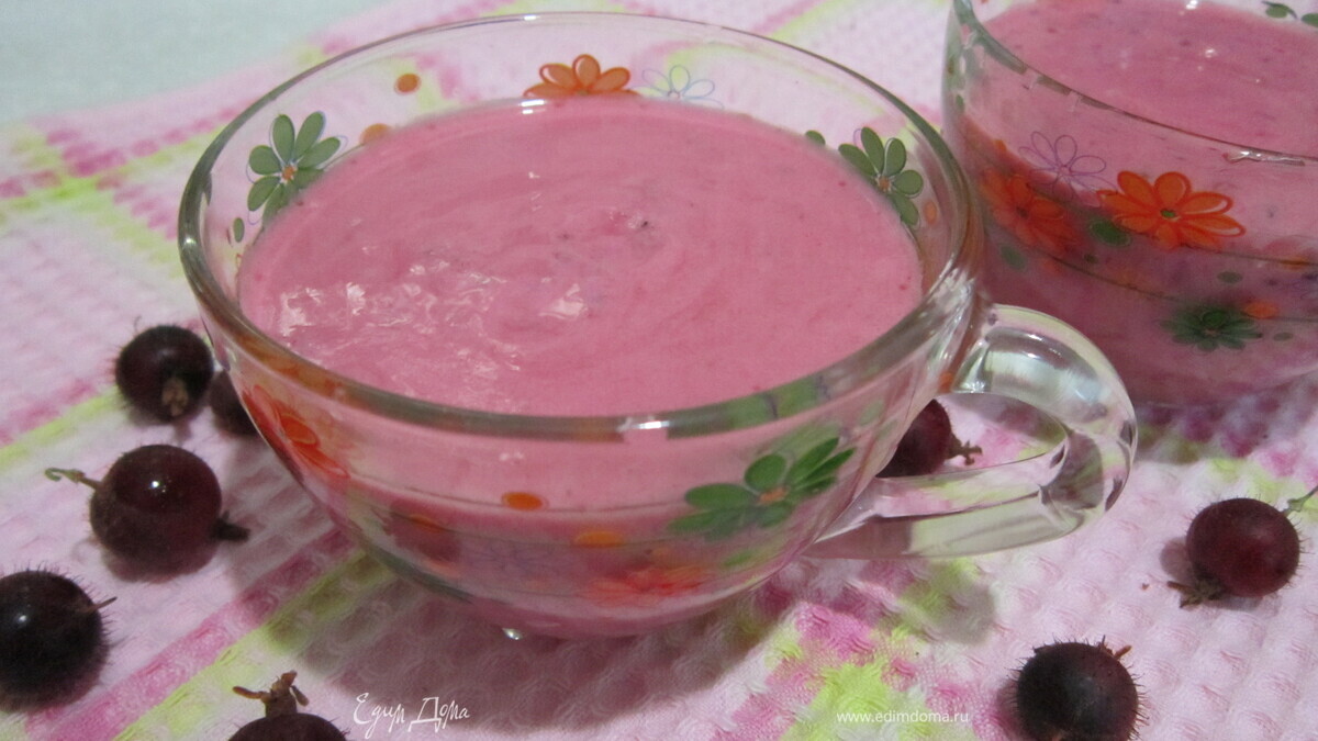 Десерт из крыжовника