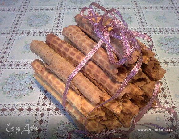 Хрустящие вафельные трубочки Хрустящие вафельные трубочки