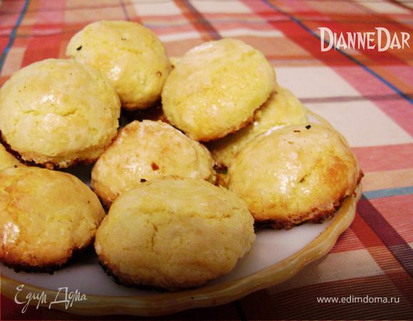 Норвежское песочное печенье в белковой глазури  (Berlinerkranser)