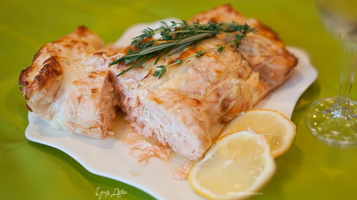 Рулет из лосося