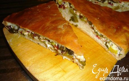 Рецепт Осетинский пирог из листьев свеклы и козьего сыра