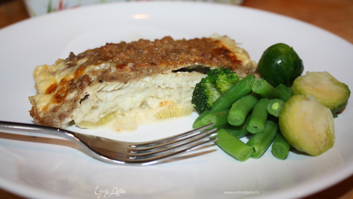 Тилапия под хлебной корочкой