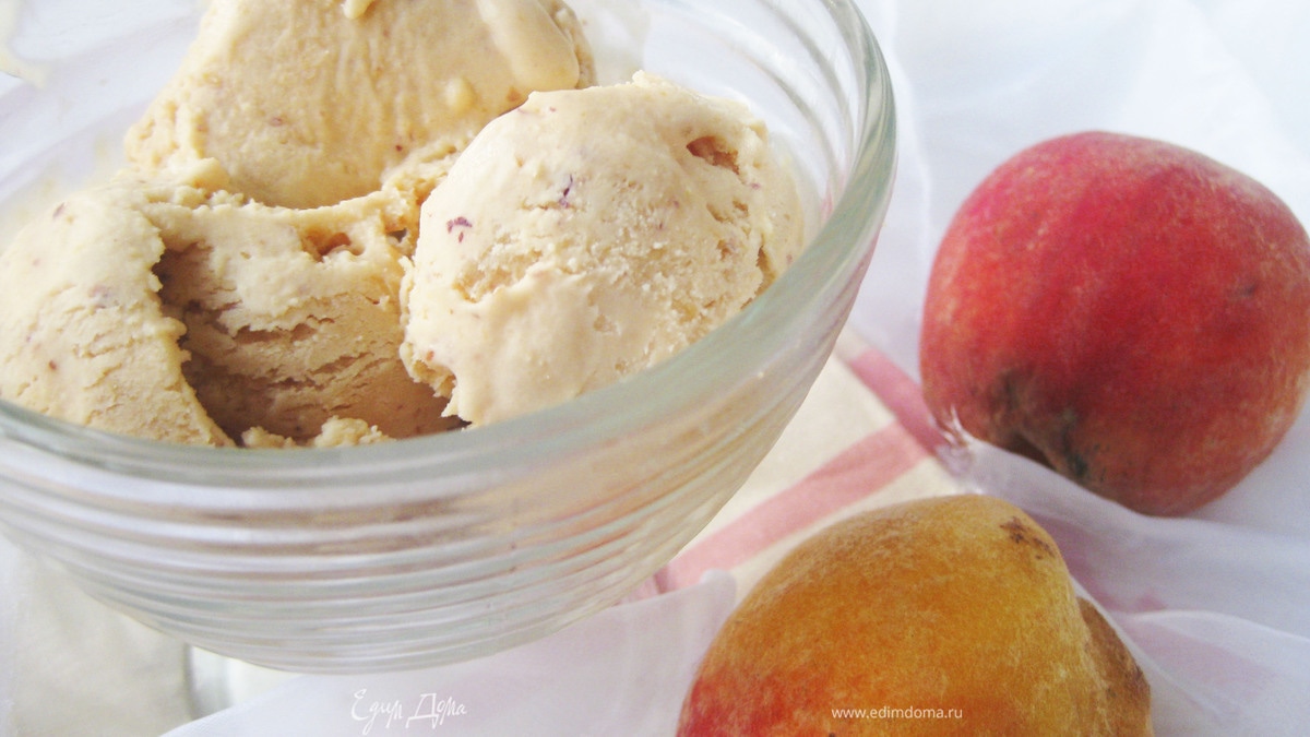 Сливочно-фруктовое мороженое (самый быстрый вариант)