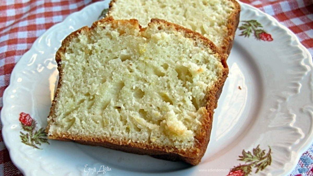 Лимонный кекс с пропиткой