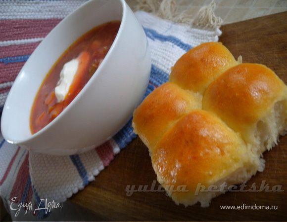 Пампушки с чесноком