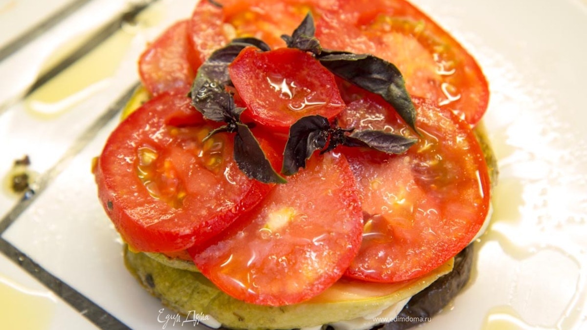 Теплый салат "Краски лета"