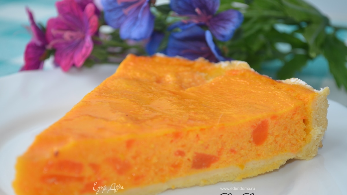 Нежнейший морковный тарт, или "Спасибо за книгу"