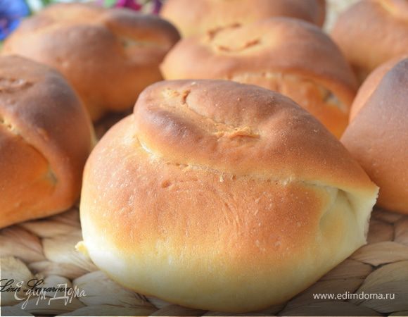 Сдобные булочки-лепестки Сдобные булочки-лепестки