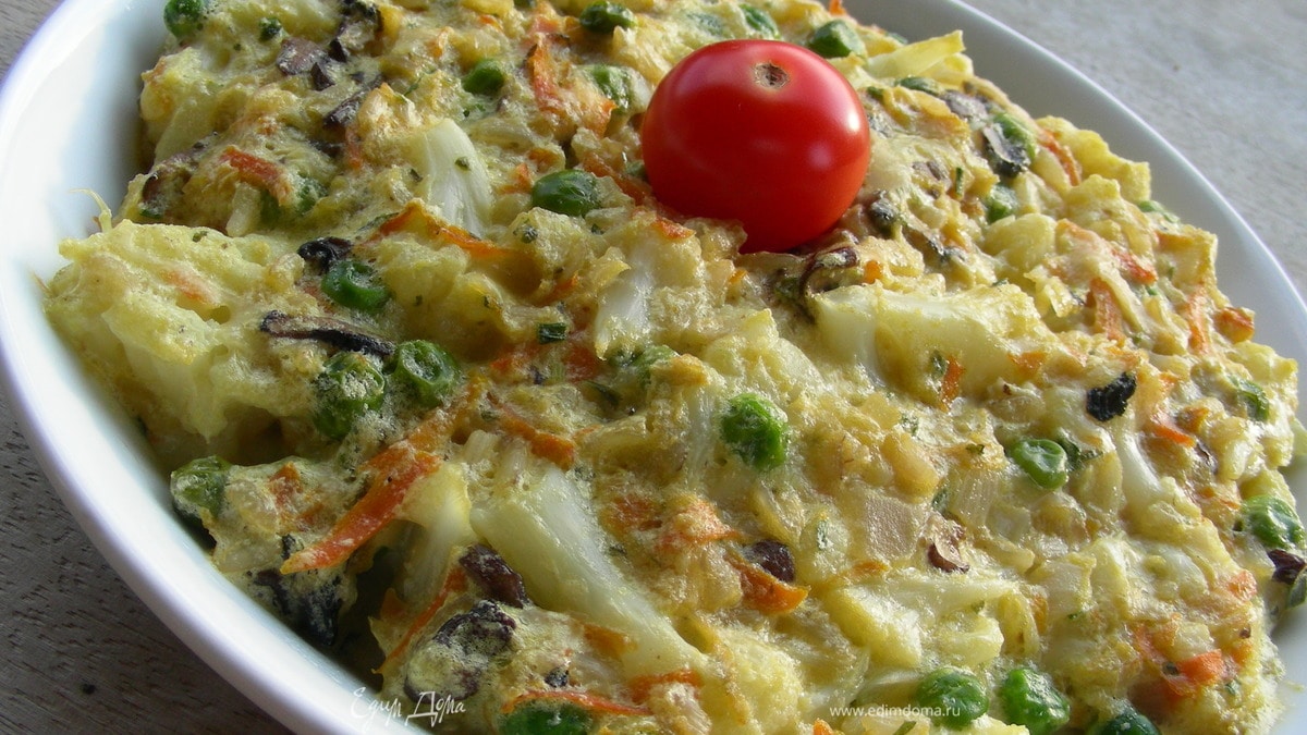 Овощной пудинг