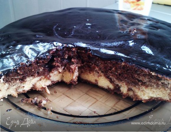 Шоколадно- ванильный пирог Шоколадно- ванильный пирог