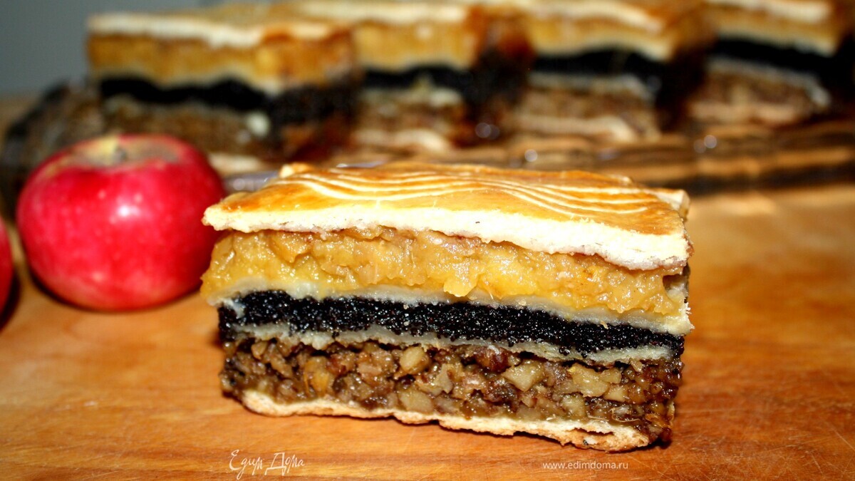 Флодни - венгерское яблочное пирожное