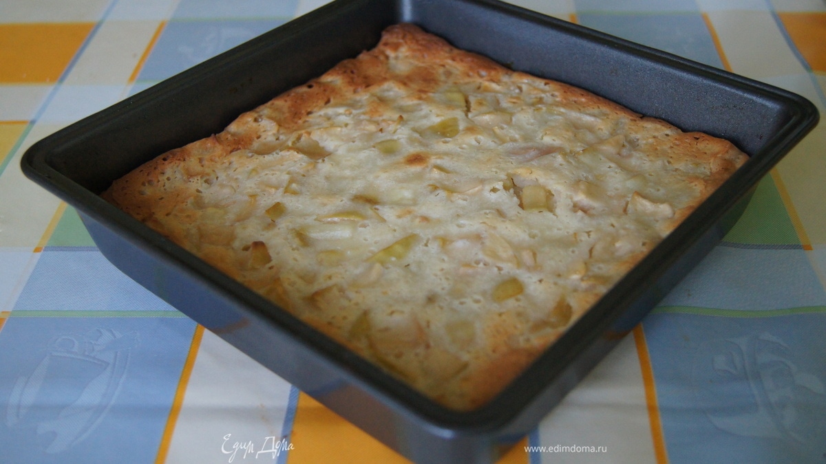 Воздушная фруктовая запеканка