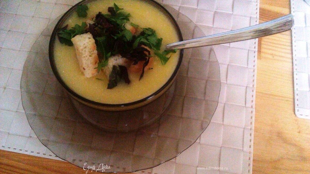 Легкий овощной суп-пюре