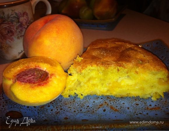 пирог персиковый