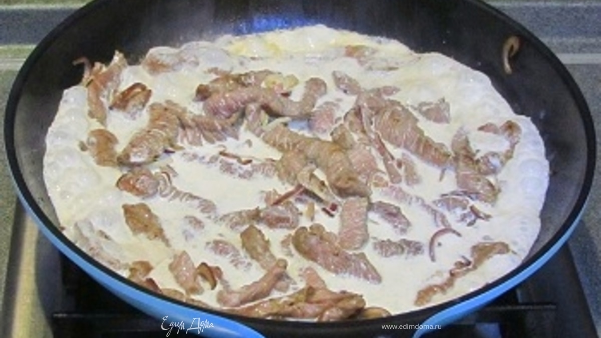 Классический бефстроганов из говядины