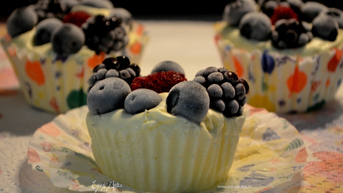 Ягодный замороженный крем