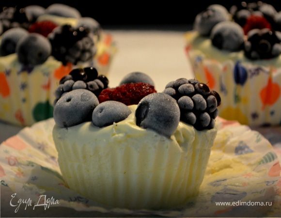 Ягодный замороженный крем