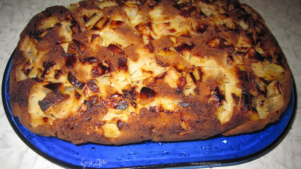 Веганская шарлотка