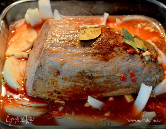 Тушеная говядина с гарниром Тушеная говядина с гарниром