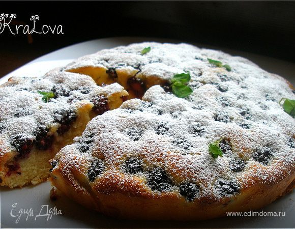 Ежевично-кукурузный пирог