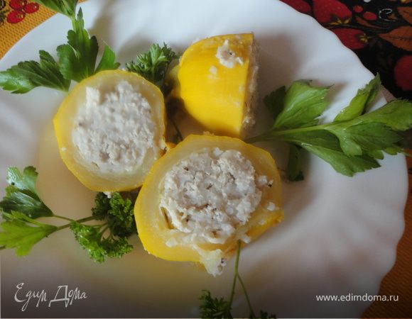 Фаршированный кабачок Фаршированный кабачок