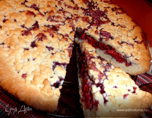 Песочный пирог с садовыми яблочками Песочный пирог с садовыми яблочками