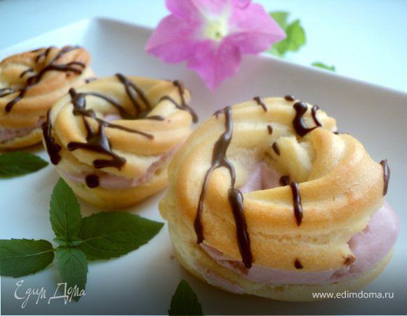 Заварные пирожные «Нежность»