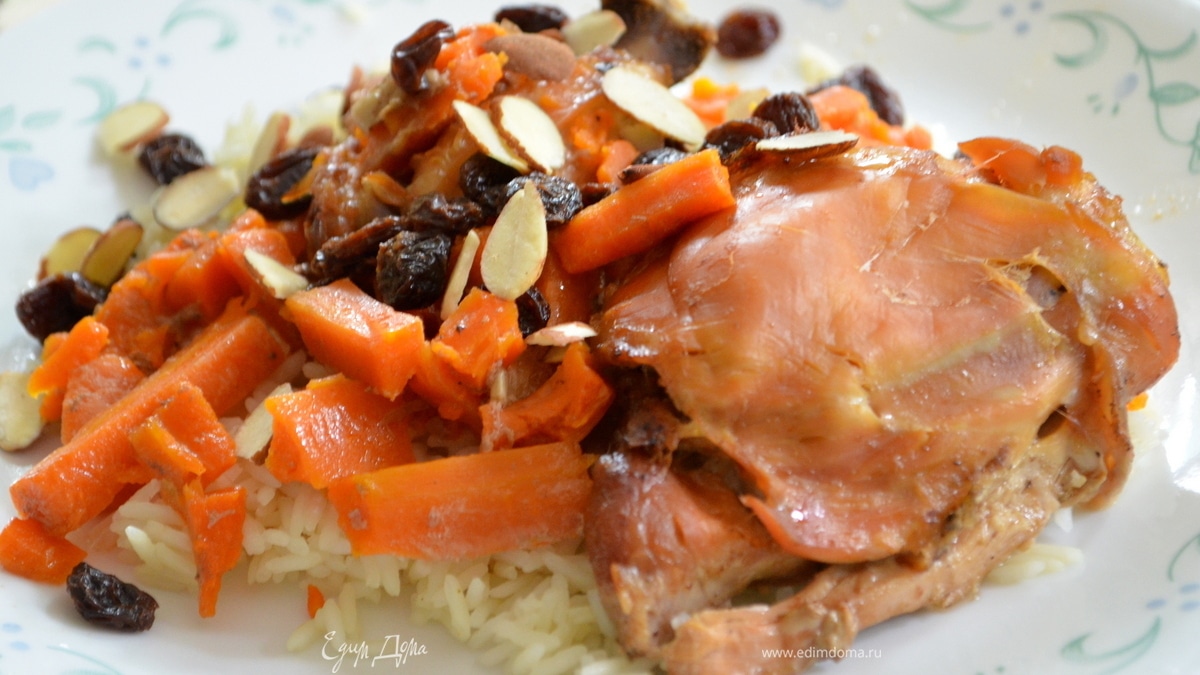 Куриные бедрышки по-мароккански