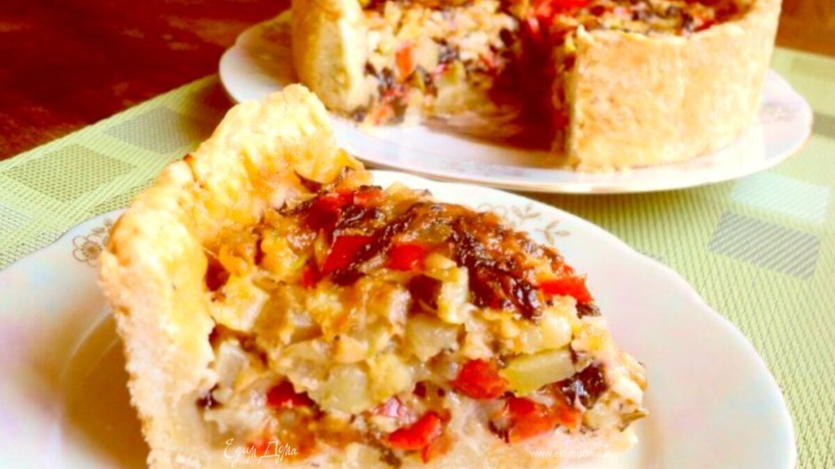 Итальянский овощной пирог