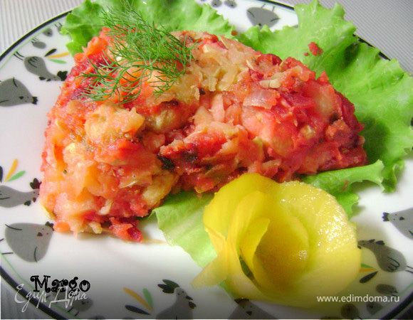 Индейка со свекольным хэшем Индейка со свекольным хэшем