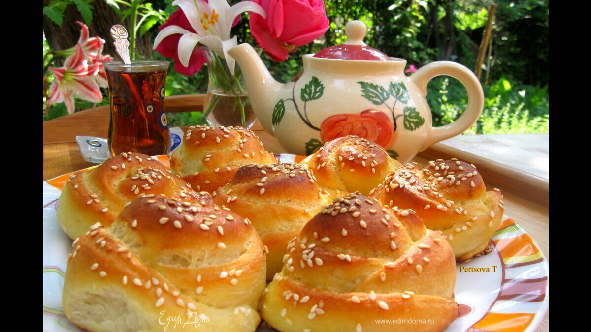 Булочки "Розы"