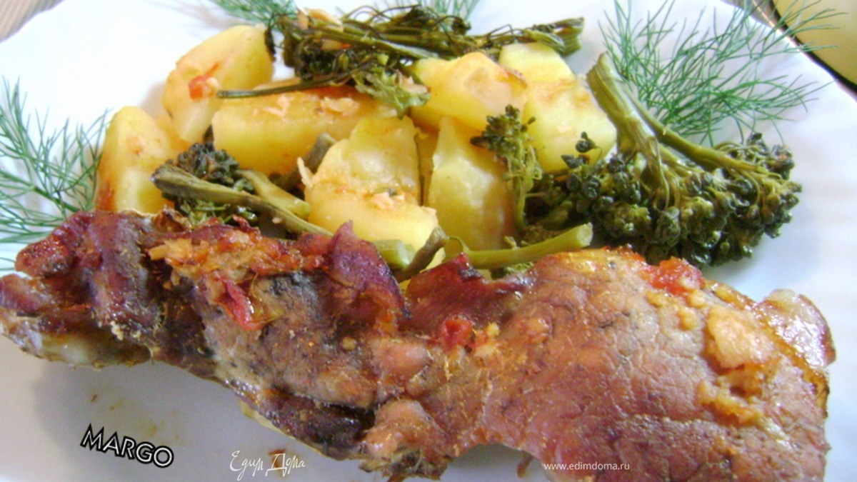 Жареные свиные ребрышки