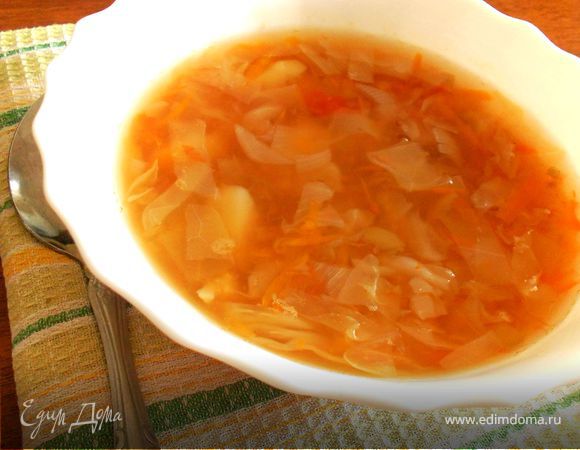 Постные щи из свежей капусты Постные щи из свежей капусты
