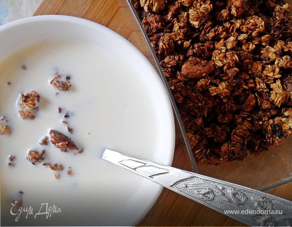 Банановые мюсли к завтраку