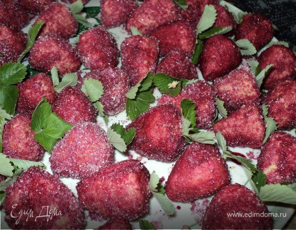 Пирожное "Клубнички"