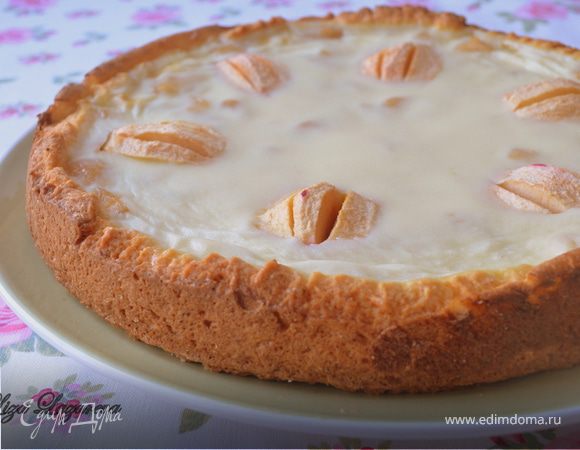 Заливной яблочный пирог "Яблонька" Заливной яблочный пирог "Яблонька"