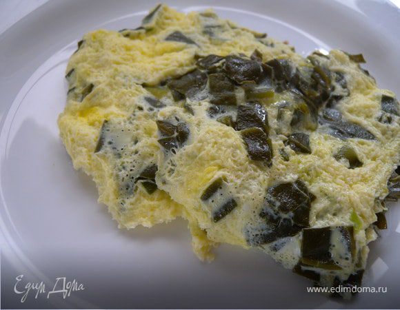 Омлет с малабарским шпинатом