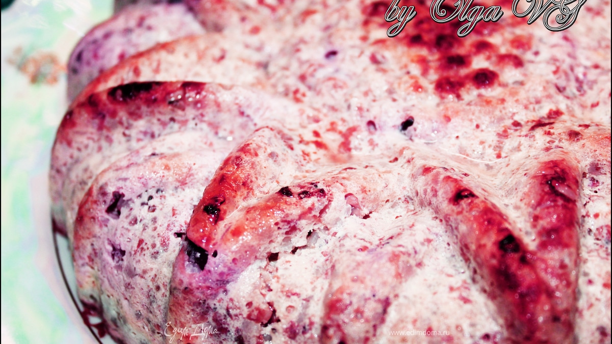 Гречневик с творогом, смородиной и крыжовником