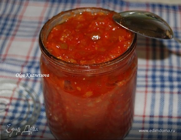 Икра кабачково-баклажанная