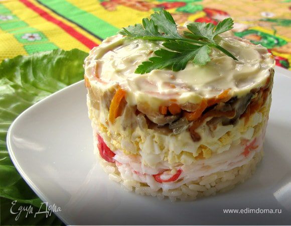 Салат с крабами Салат с крабами