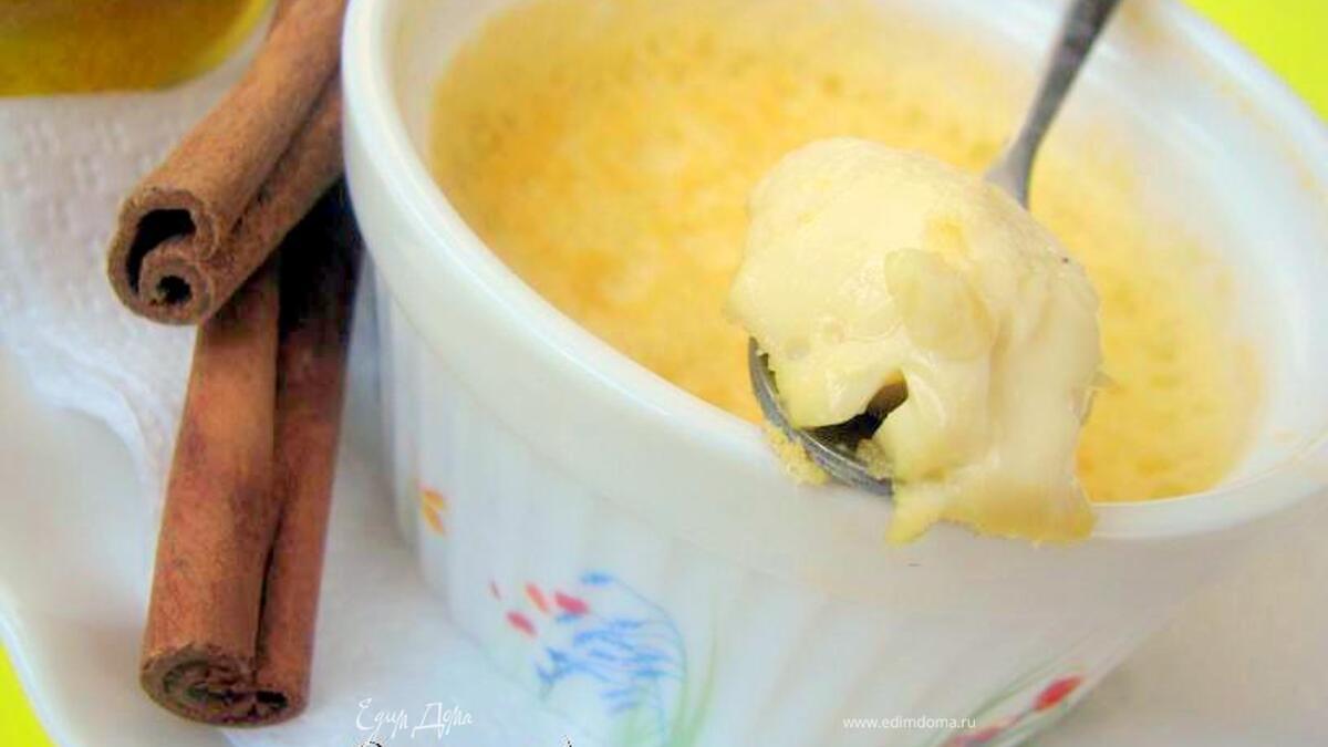 Крем с лимоном и корицей