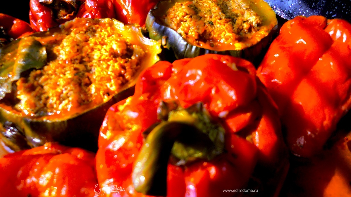 Дружные овощи с мясом и гречкой