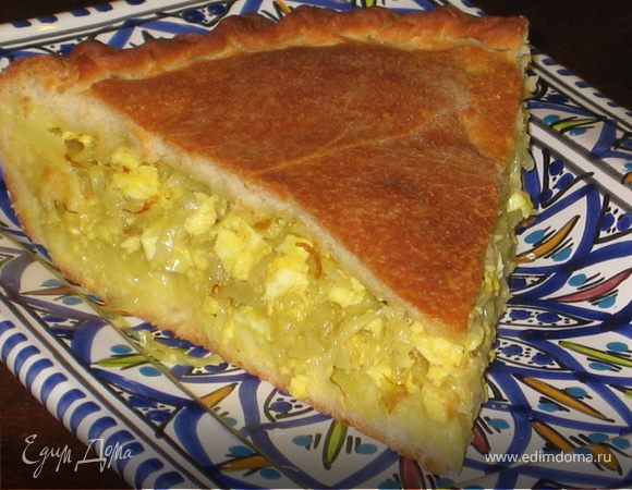 Капустный пирог с шафраном