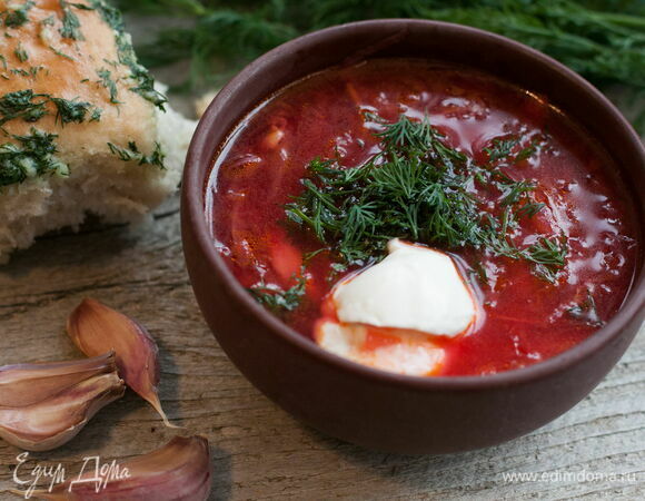 Рецепт борща со свеклой и капустой Рецепт борща со свеклой и капустой