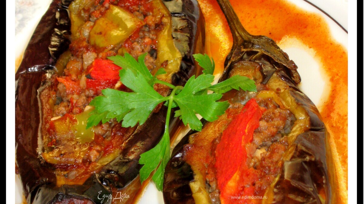 Фаршированные баклажаны 
