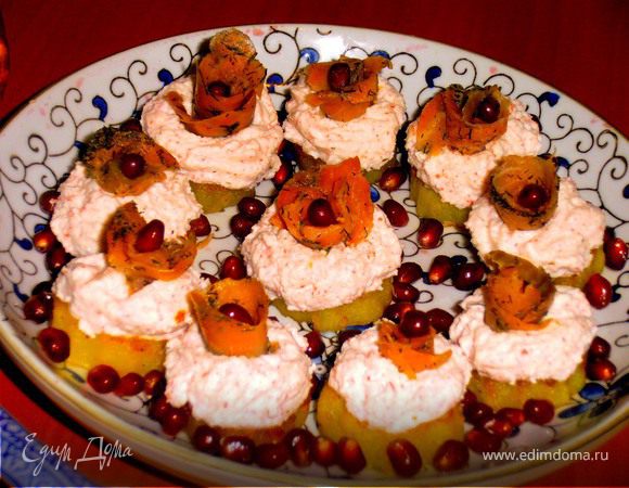 КАНАПЕ с лососем