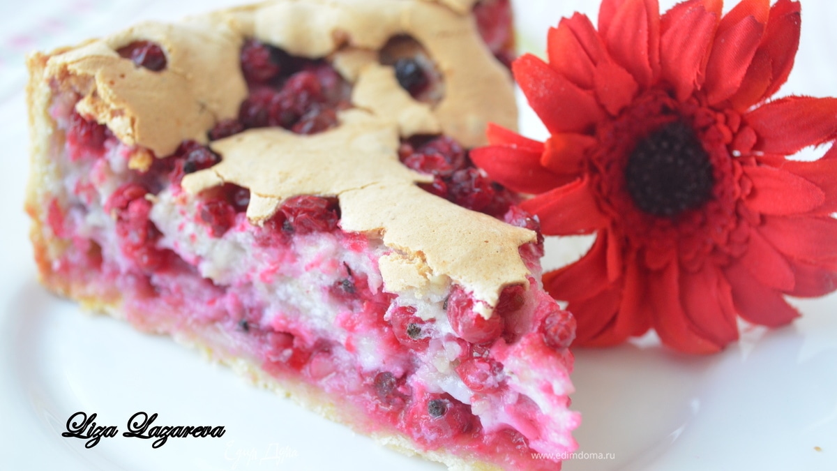 Ягодный торт-безе