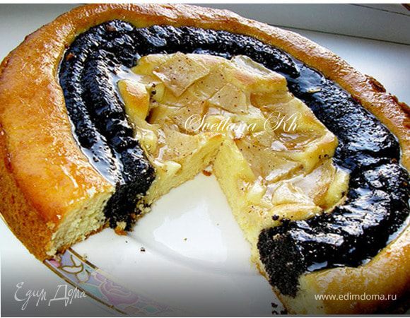 Маково-яблочный пирог