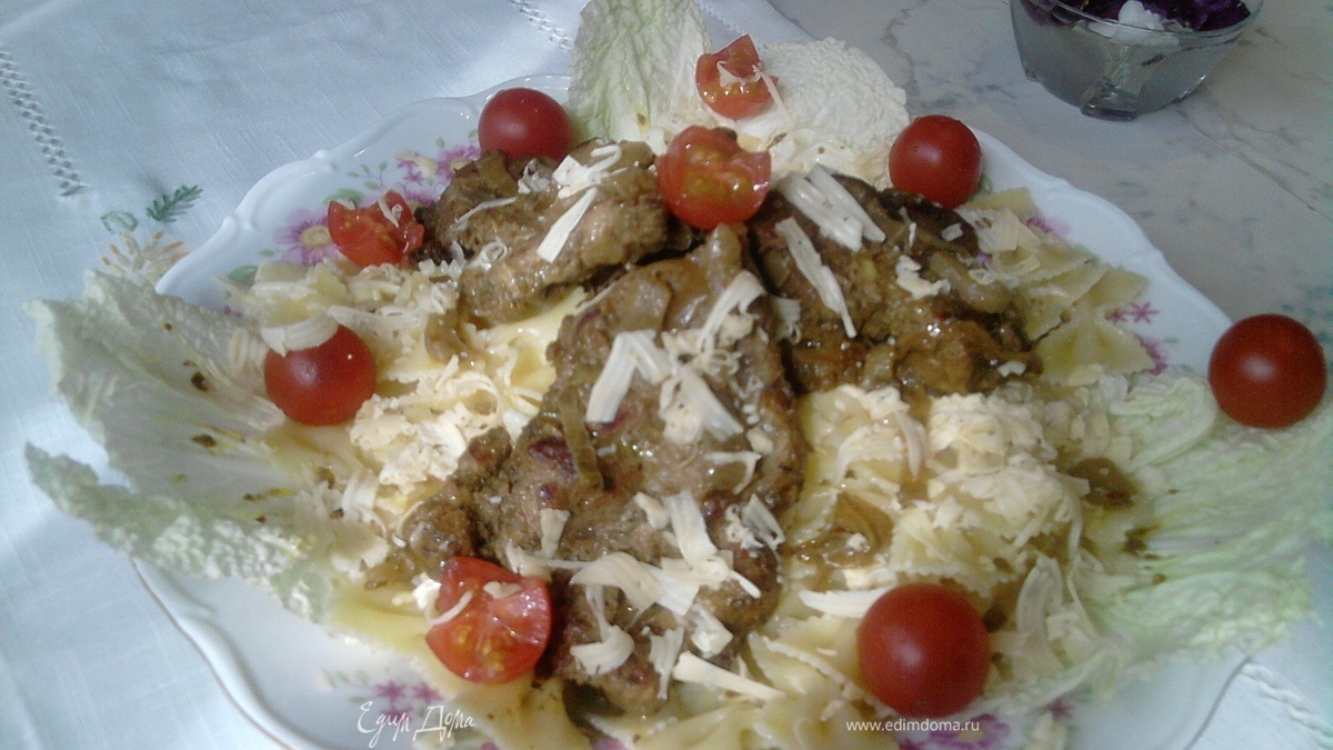 Свинина в шампанском